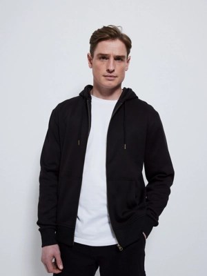 Black Zip Up Hoodie Men at ASDA