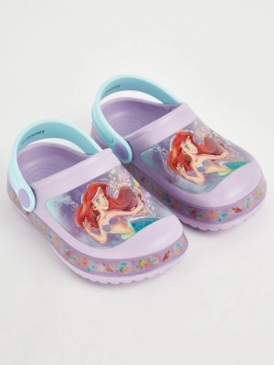 Disney The Little Mermaid Ariel Sling Back Clogs Kids at ASDA