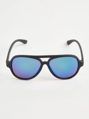 Black Retro Sunglasses Kids at ASDA