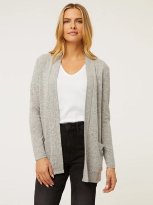 Grey Soft Touch Cardigan Women at ASDA
