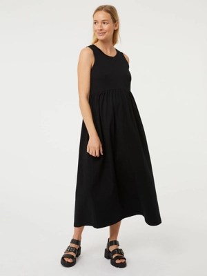 Maternity Black Loose Midi Dress Sale & Offers at ASDA
