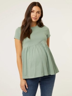 Maternity Sage Peplum Top Women at ASDA