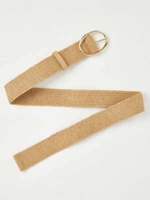 Tan Raffia Belt Women at ASDA