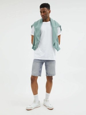 Mid Wash Denim Shorts Men at ASDA