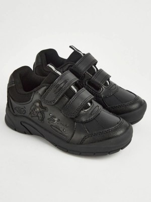 Black Space Light Up School Shoes School at ASDA