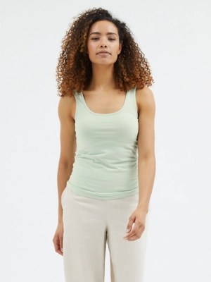 Sage Green Basic Fitted Vest Women at ASDA