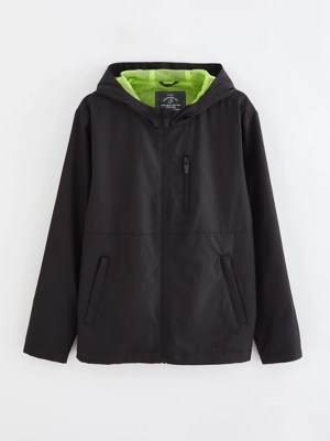 Boys Black Lightweight School Jacket Kids at ASDA