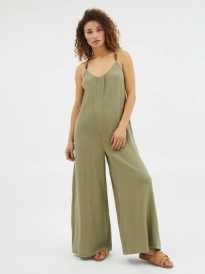 Khaki Bead Jumpsuit Women at ASDA