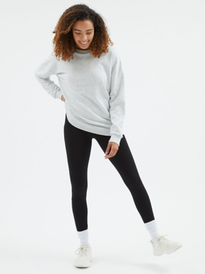 Black Shaping Sculpt Ponte Leggings Women at ASDA