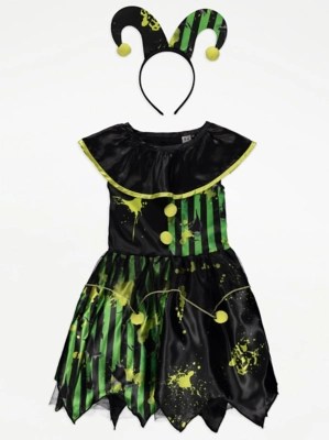 Clown Matching Kids Family Halloween Fancy Dress Costume Kids