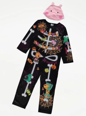 Peppa Pig Pig Halloween Fancy Dress Costume Kids at ASDA