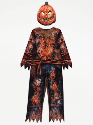 Pumpkin Reaper Halloween Fancy Dress Costume Kids at ASDA