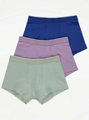 Hipster Trunks 3 Pack Men at ASDA