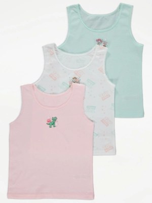 Disney Toy Story Character Vests 3 Pack Kids at ASDA
