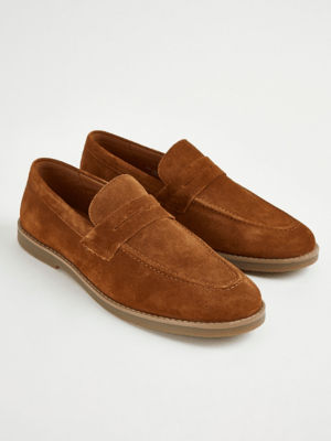 Tan Suede Loafers Men at ASDA