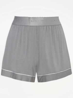 Grey Pyjama Shorts Lingerie at ASDA