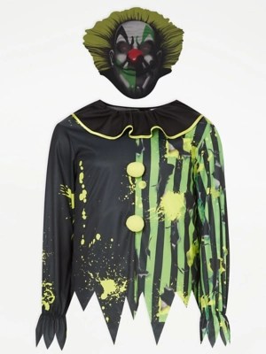 Clown Adults Matching Family Halloween Fancy Dress Costume Men