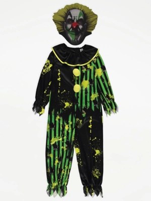 Clown Kids Matching Family Halloween Fancy Dress Costume Kids