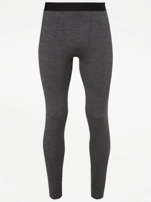 Grey Thermal Base Layer Long Johns Men at ASDA