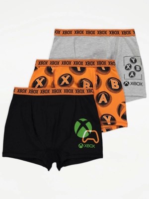Xbox Trunks 3 Pack Kids at ASDA