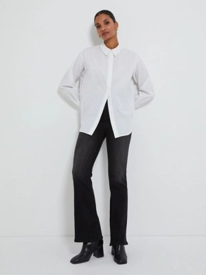 Black High Waist Bootcut Jeans Women at ASDA