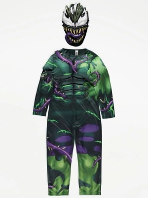 Marvel Venom Hulk Halloween Fancy Dress Costume Kids at ASDA