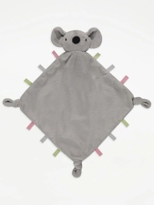 Grey Koala Tag Comforter Baby at ASDA