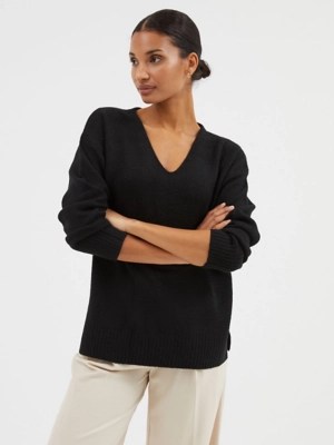 Asda Black V Neck School Jumper Online