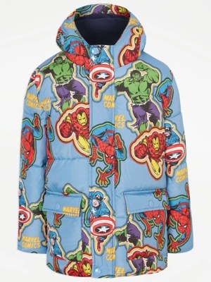 Marvel Comic Book Character Padded Jacket Kids at ASDA