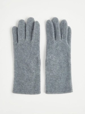 Grey Fleece Gloves Women at ASDA