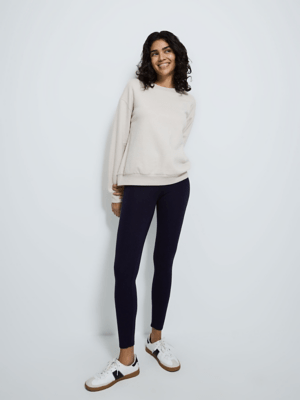 Navy Cosy Thermal Leggings Women at ASDA