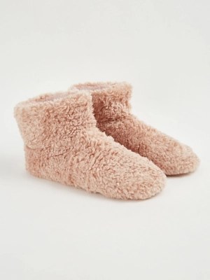 Pink Slipper Boots Lingerie at ASDA