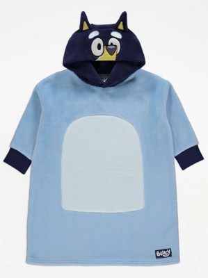 Bluey Character Fleece Snuggle Hoodie Kids at ASDA