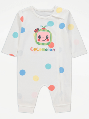 Footless Zip Sleepsuit Baby at ASDA