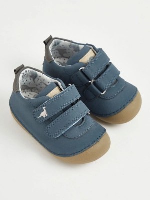 Pre Walkers Blue Dinosaur Shoes Baby at ASDA