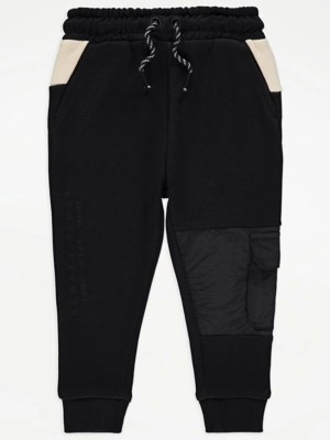 Colour Block Sporty Joggers Kids at ASDA