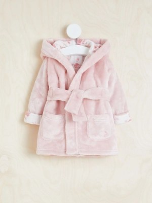 Billie Faiers Pink Bunny Fleece Dressing Gown Kids at ASDA