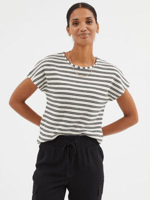 Striped Jacquard Top Women at ASDA