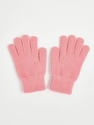 Pink Knitted Gloves Women at ASDA