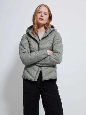 Sage Green Padded Lightweight Jacket Women at ASDA