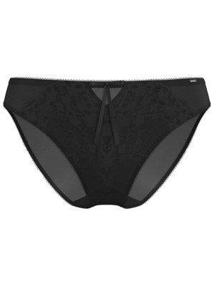 Entice Black Lace High Leg Knickers Lingerie at ASDA