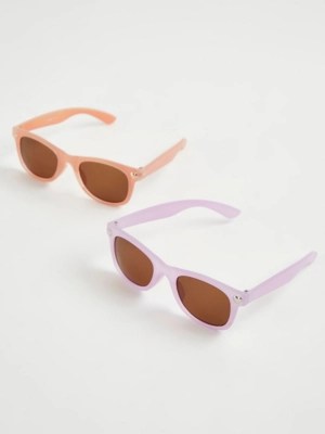 Matte Pastel Sunglasses 2 Pack Kids at ASDA