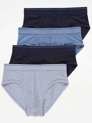 Blue Briefs 4 Pack Men at ASDA