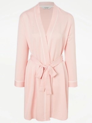 Pink Team Bride Dressing Gown Lingerie at ASDA