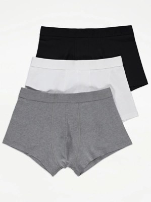 Hipster Trunks 3 Pack Men at ASDA