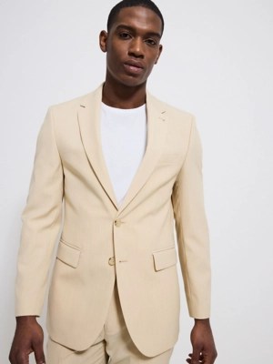 Beige Suit Jacket Men at ASDA