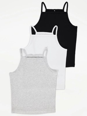 Cami Tops 3 Pack Kids at ASDA