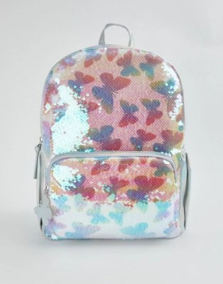 Sequin Butterfly Backpack Kids at ASDA