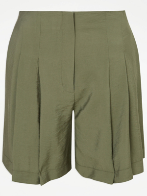 Khaki Lightweight City Shorts Women at ASDA