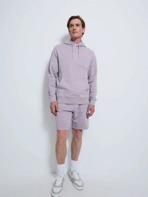 Lilac Garment Dyed Sweat Shorts Men at ASDA